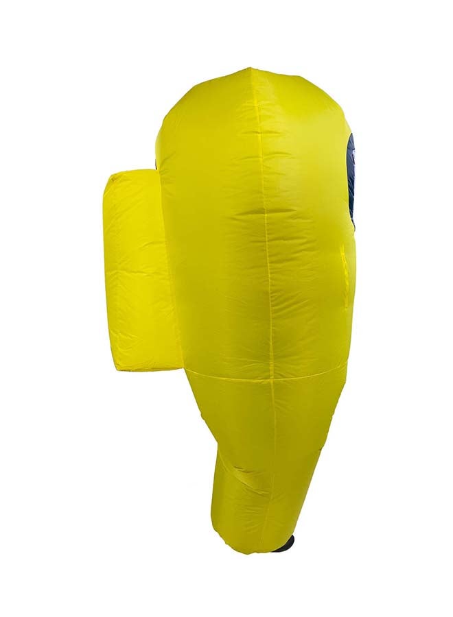 Among Us Inflatable Adult Costume Yellow  10512 - Image 3
