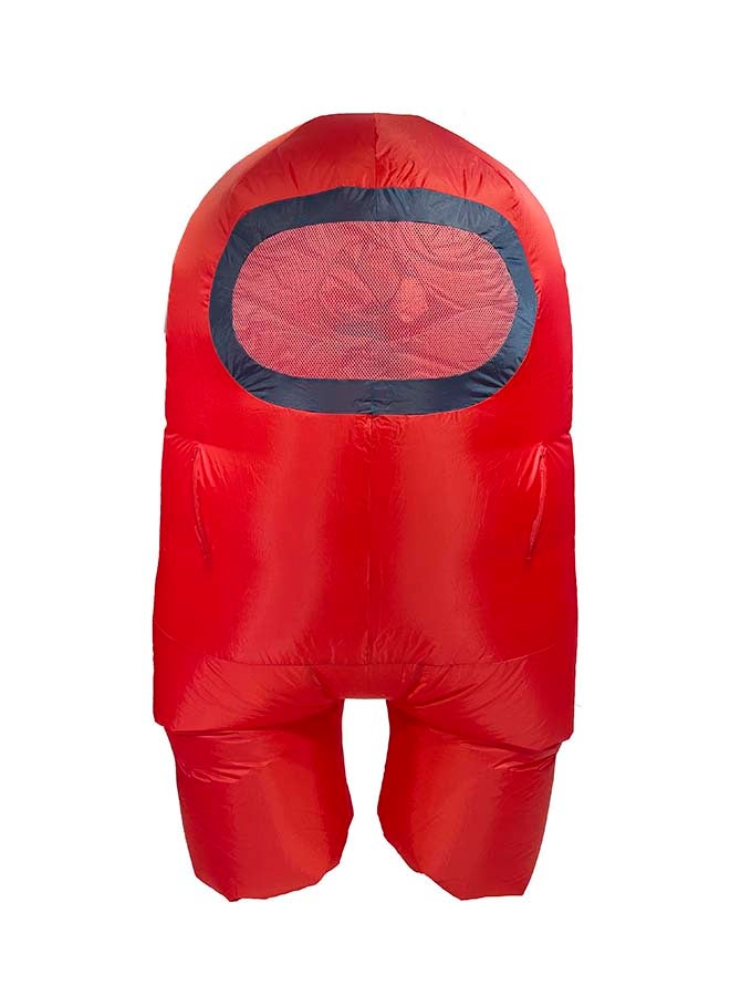 Among Us Inflatable Child Costume Red  10531 - Image 1