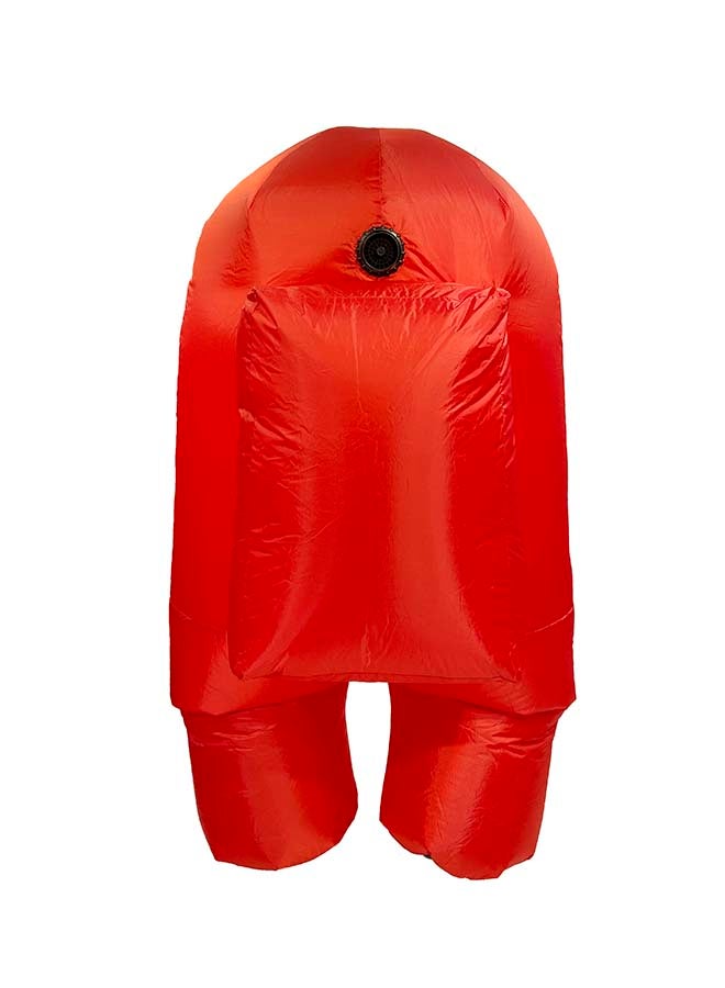 Among Us Inflatable Child Costume Red  10531 - Image 2