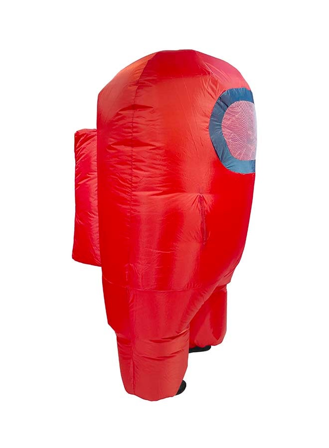 Among Us Inflatable Child Costume Red  10531 - Image 3
