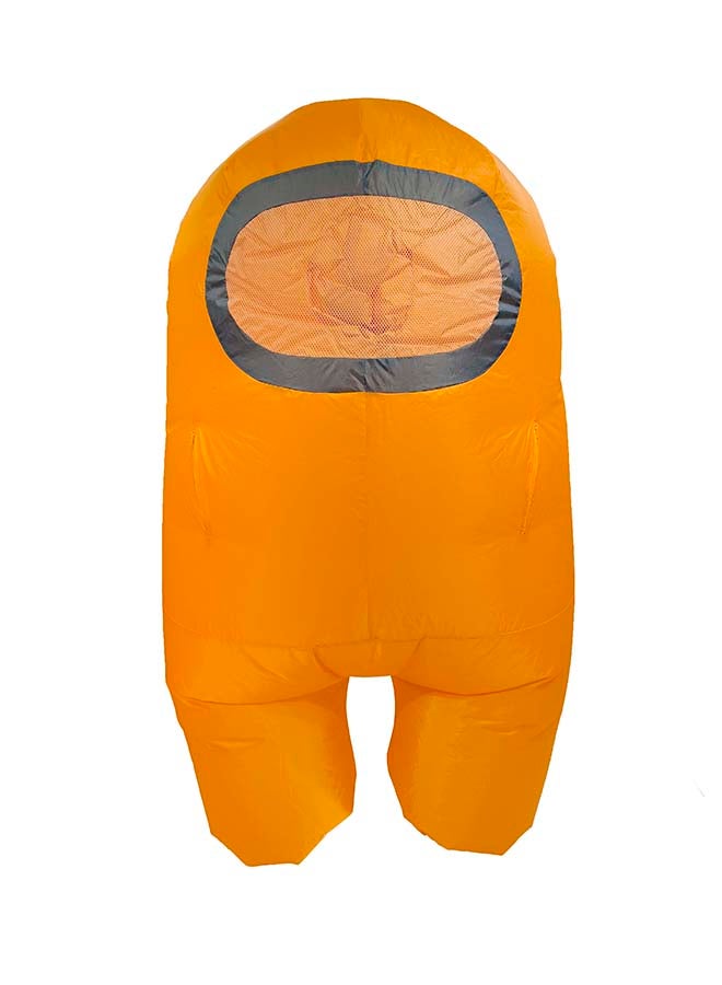 Among Us - Inflatable Child Costume Orange            10535 - Image 1