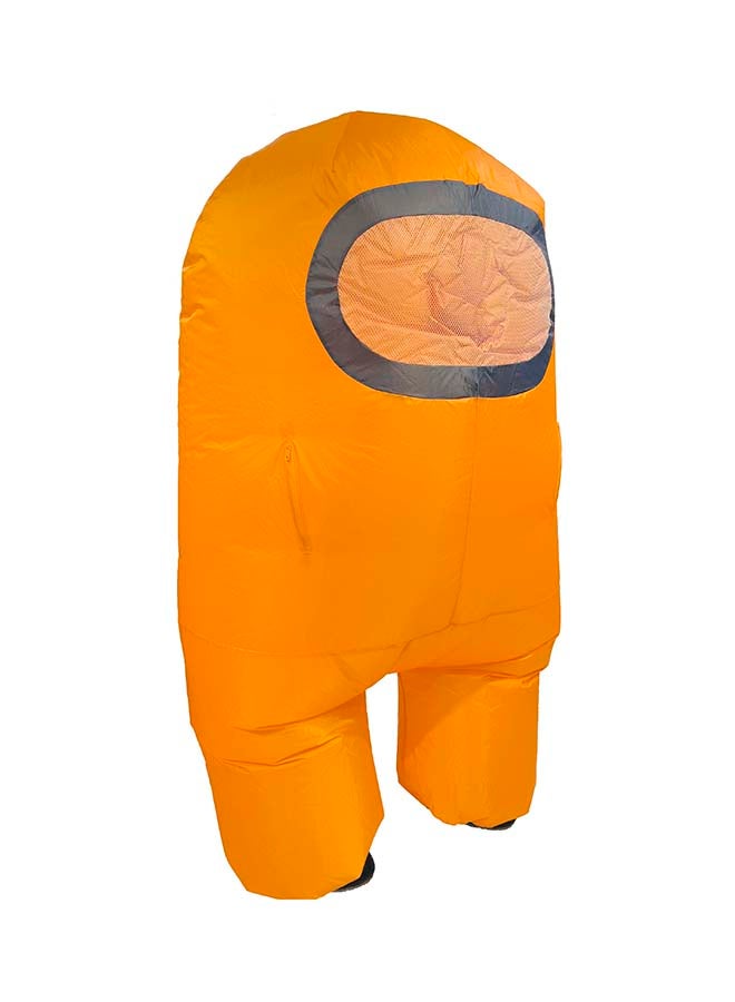 Among Us - Inflatable Child Costume Orange            10535 - Image 1