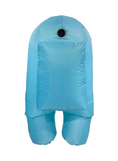 Among Us Inflatable Child Costume Cyan 10538  - Image 2