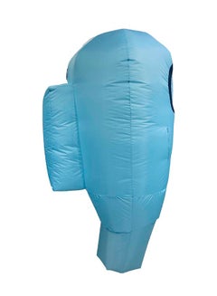 Among Us Inflatable Child Costume Cyan 10538  - Image 3