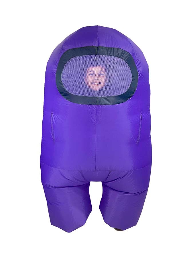 Among Us Inflatable Child Costume Purple     10539 - Image 5