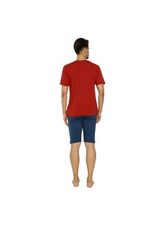 Ayans 2-Piece T-Shirt And Shorts Set Red/Blue  - Image 2