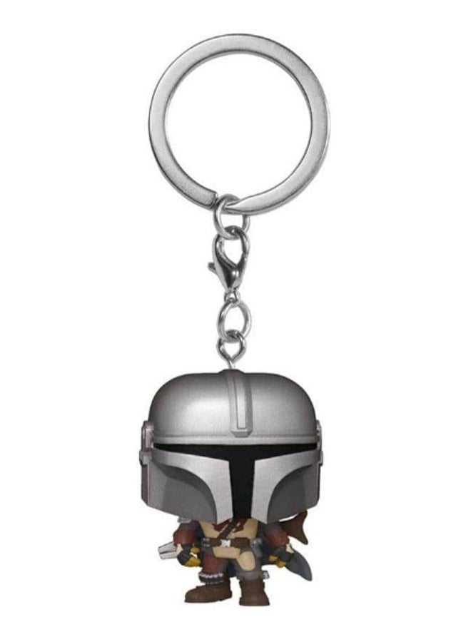 فانكو سلسلة مفاتيح بتصميم شخصية ذا ماندولوريان من فيلم "Star Wars" ألوان متعددة - Image 1