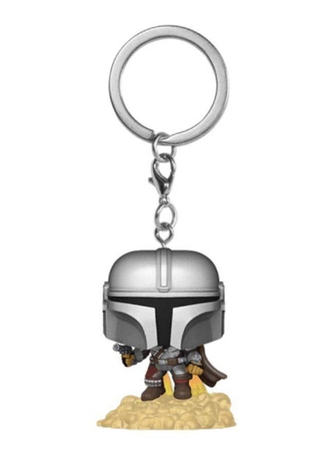 Star Wars The Mandalorian With Blaster Key Chain Multicolour