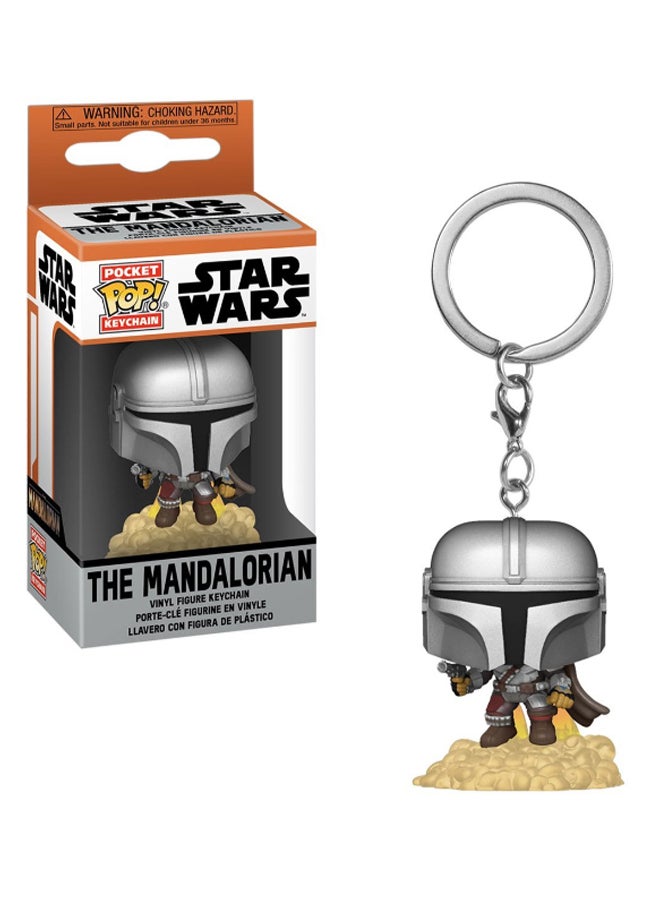 Star Wars The Mandalorian With Blaster Key Chain Multicolour