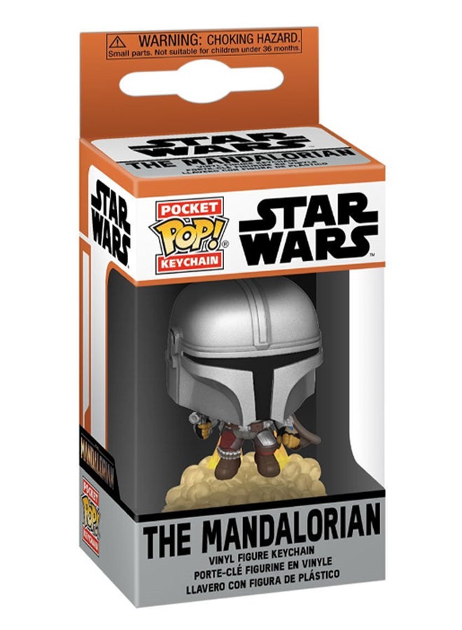 Star Wars The Mandalorian With Blaster Key Chain Multicolour
