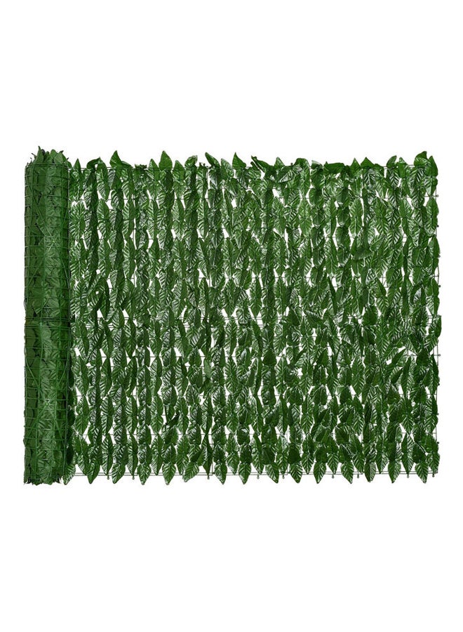 LINGWEI - Artificial Privacy Leaf Garden Fence Screening Rolls Green 100x200cm - Image 1
