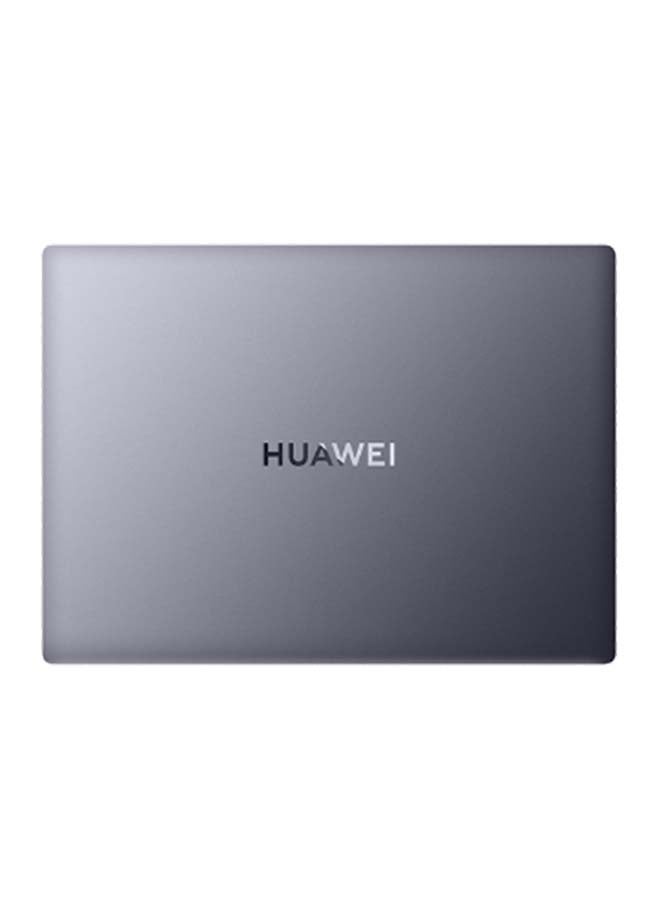 HUAWEI - Matebook 14 2021 KELVIND-WDH9A Laptop With 14 Inch LED Display, Intel Core i5 11th Gen CPU 2.4GHz, 8GB RAM, 512GB SSD, Intel Iris Xe Graphics, Win 10 Arabic Space Grey - Image 1