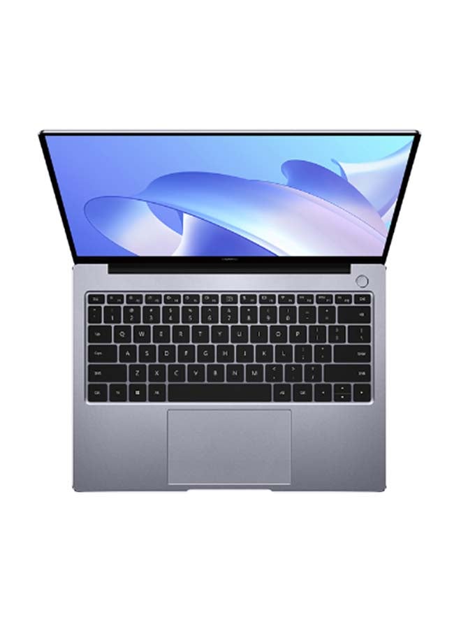 HUAWEI - Matebook 14 2021 KELVIND-WDH9A Laptop With 14 Inch LED Display, Intel Core i5 11th Gen CPU 2.4GHz, 8GB RAM, 512GB SSD, Intel Iris Xe Graphics, Win 10 Arabic Space Grey - Image 1