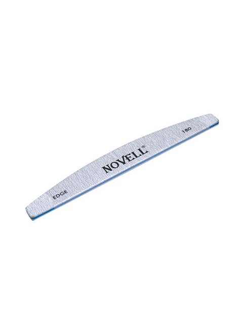 Edge Half Moon Zebra 180 Nail File Silver