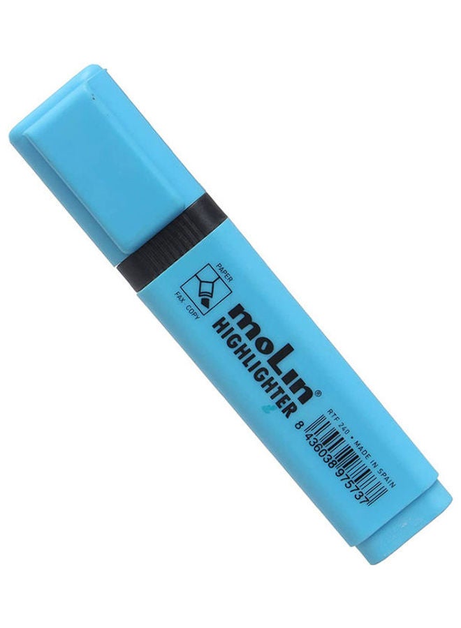 Molin - Moline Bevelled Marker Pen Blue - Image 1