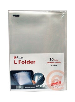 L-Shaped Sheet Protector 160 Mic Clear