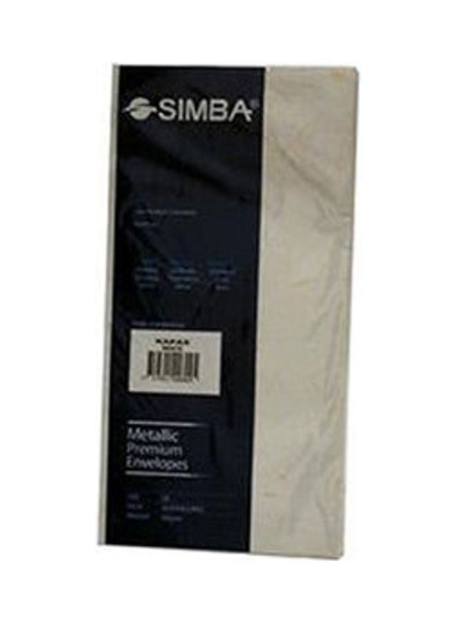 Simba envelope metalic premuim kapas Black 