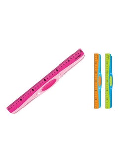 Ruler Plastic Soft Touch 30 Cm Kr971326 Multicolour