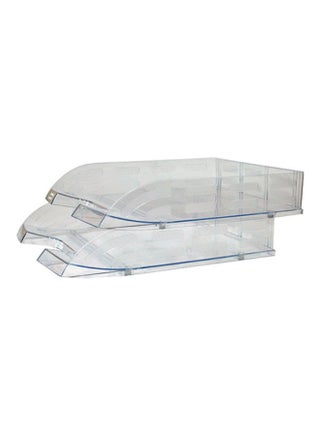 2 Tiers Document Tray Set Clear - v1634812724/N51494730A_1