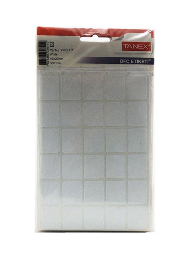 TANEX - Tanex Handwriting Label 10 Sheets OFC-111 White - Image 1