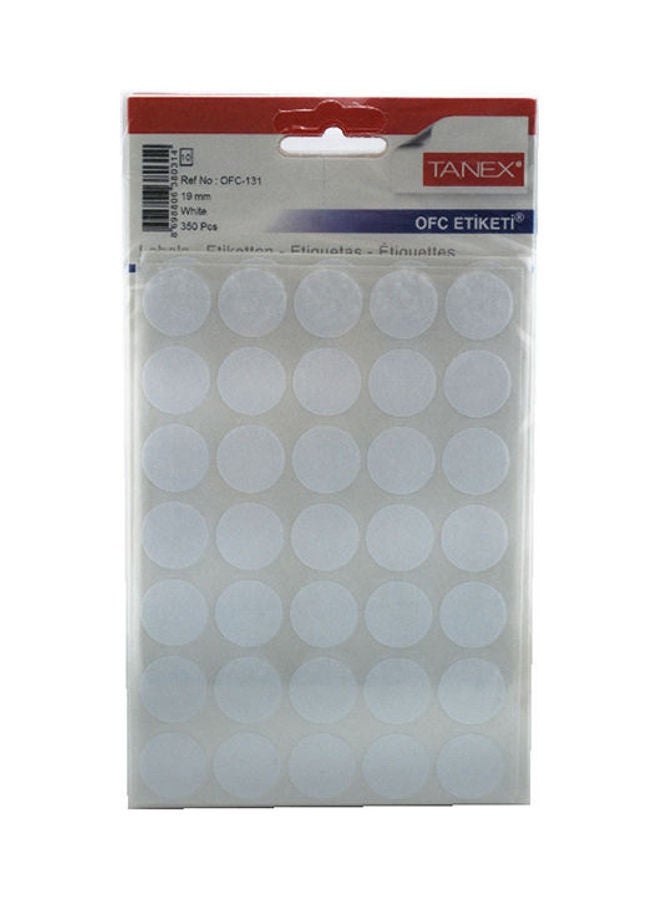 TANEX - Tanex Handwriting Label 10 Sheets OFC-131 White - Image 1