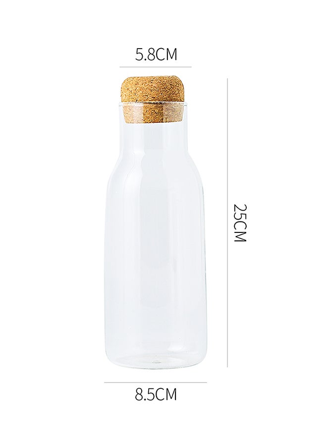 Shuer Storage Bottle Clear 5.8x8.5x25cm - Image 4