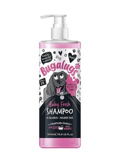 Dog Grooming Shampoo With Baby Powder Scent Multicolour 500ml