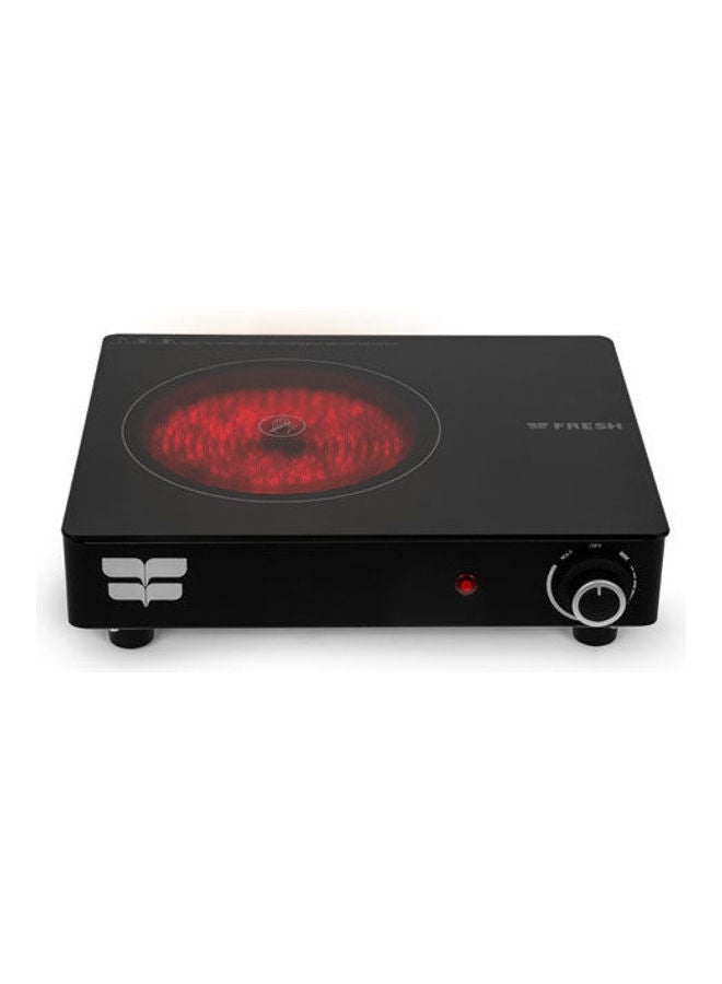 Fresh - Freestanding Ceramic Hob  1 Burner 1500 W 500013423 Black - Image 1