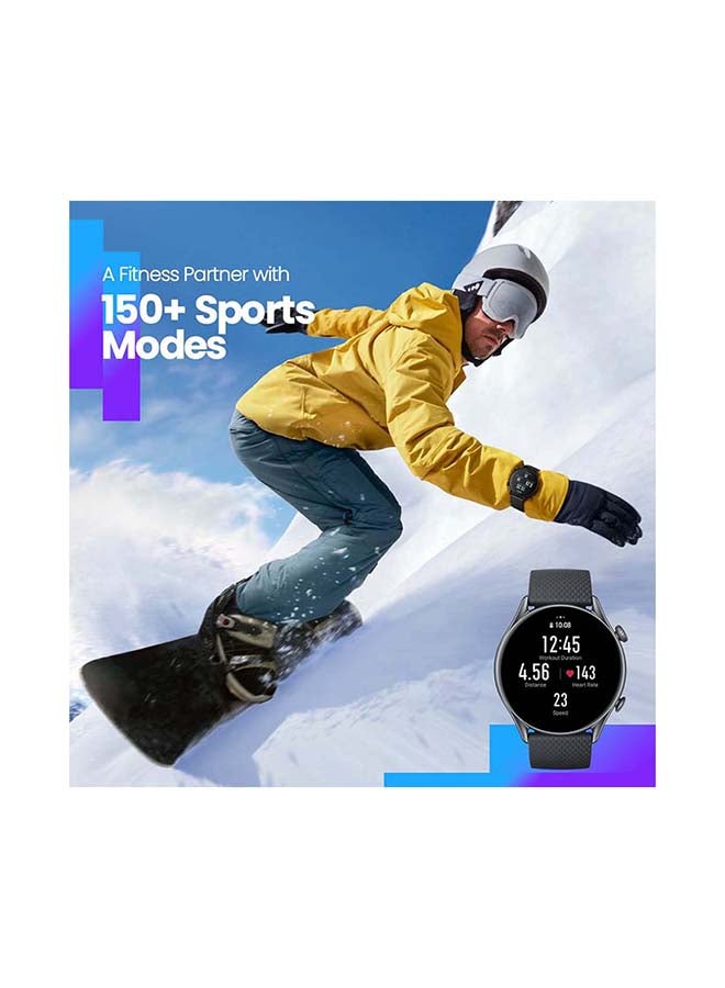 Amazfit - GTR 3 Pro Ultra HD AMOLED Display Smartwatch Leather Brown - Image 1