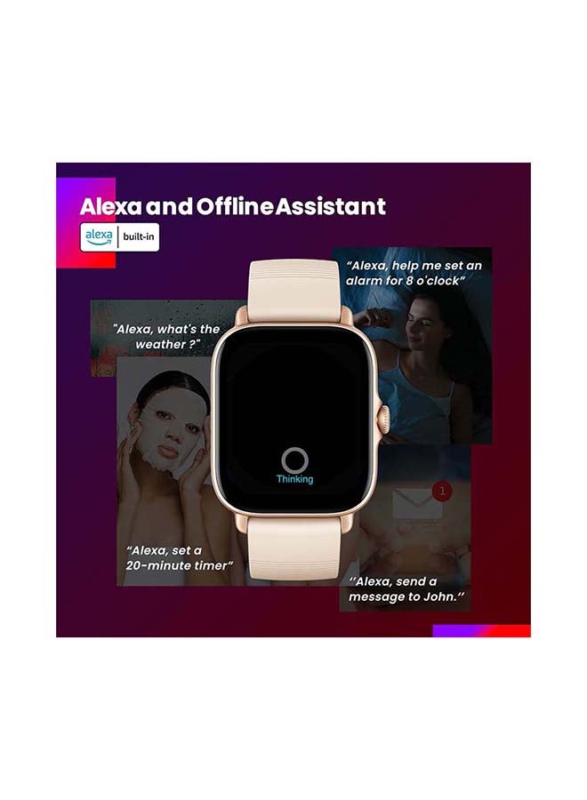 Amazfit - GTS 3  Ultra HD AMOLED Display Smartwatch Terra Rosa - Image 1