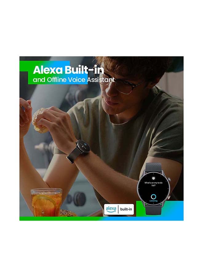 Amazfit - GTR 3  Ultra HD AMOLED Display Smartwatch Thunder Black - Image 1