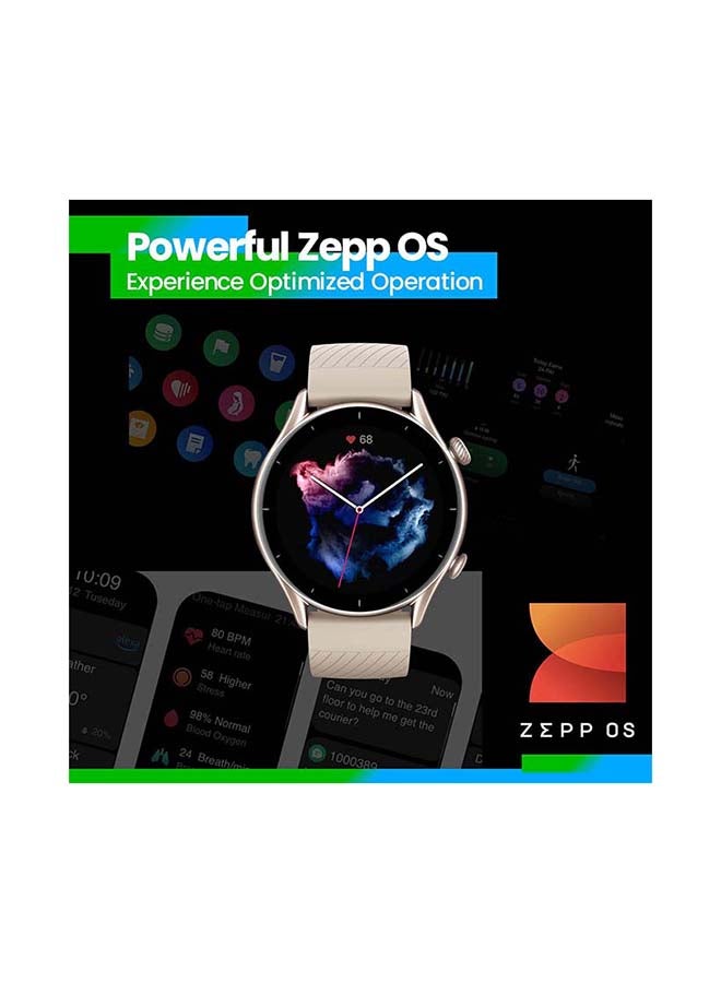 Amazfit - GTR 3  Ultra HD AMOLED Display Smartwatch Thunder Black - Image 1