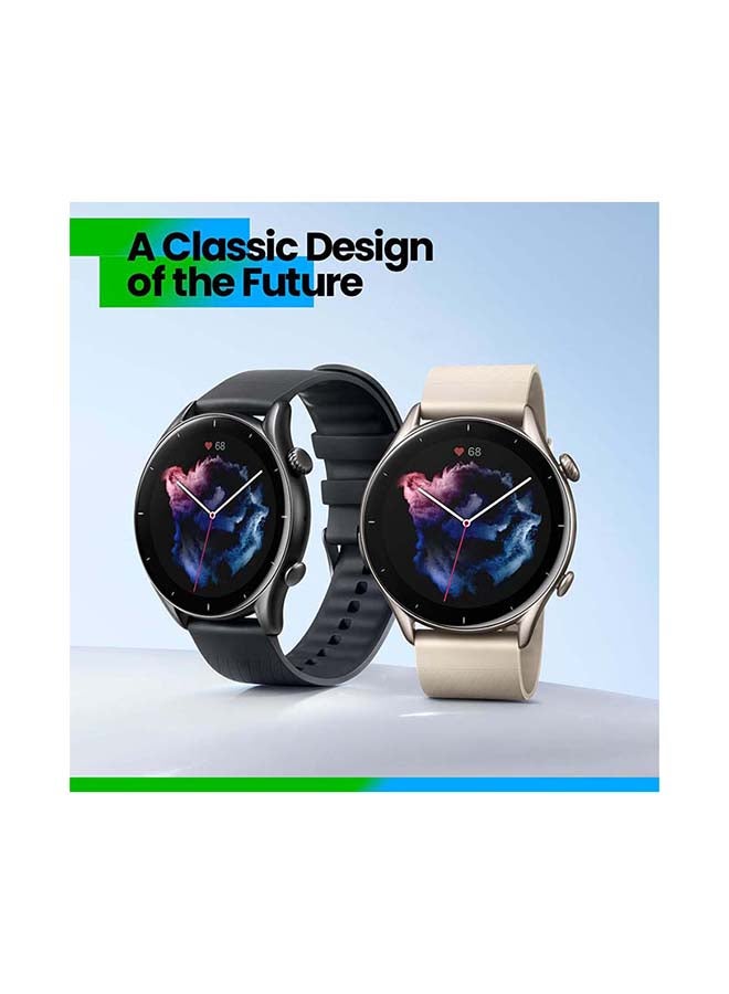 Amazfit - GTR 3  Ultra HD AMOLED Display Smartwatch Thunder Black - Image 1