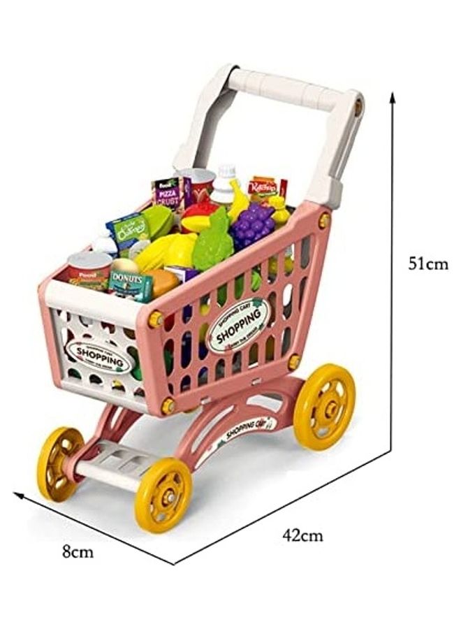 لعبة التظاهر لعربة التسوق في المنزل والسوبر ماركت 51سم - Image 2