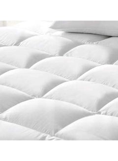 Kingtex Mattress Topper Microfiber White  - Image 3