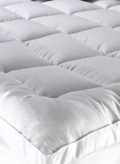 Kingtex Mattress Topper Microfiber White  - Image 2