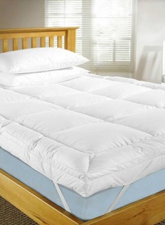 Maestro Soft Material Mattress Topper Fabric White 100x200cm  - Image 1