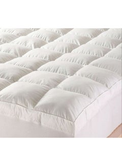 Mattress Topper With Pillow Set Microfiber White 90x190cm - v1634815205/N51192758A_3