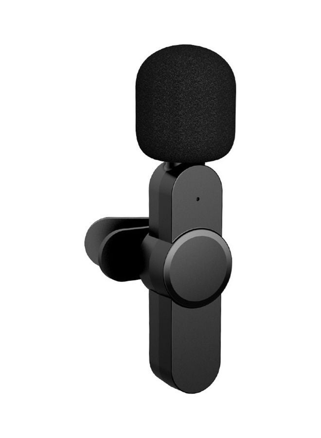 W01 Wireless Lavalier Microphone Clip-on Mic WiFi Black - Image 2
