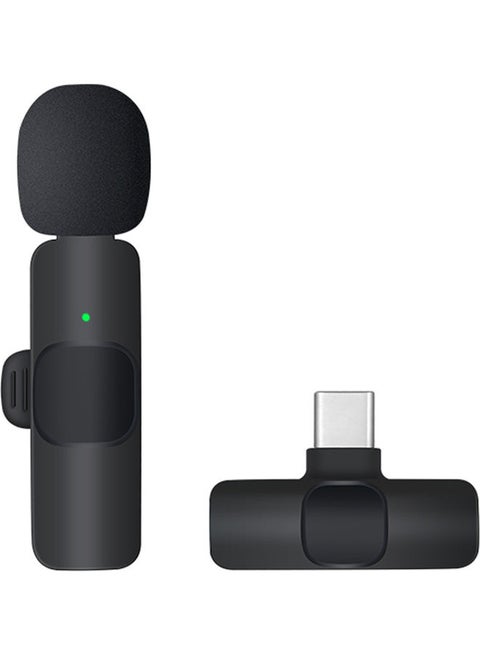 2.4GHz Clip-on Lavalier Wireless Microphone V9834-V Black