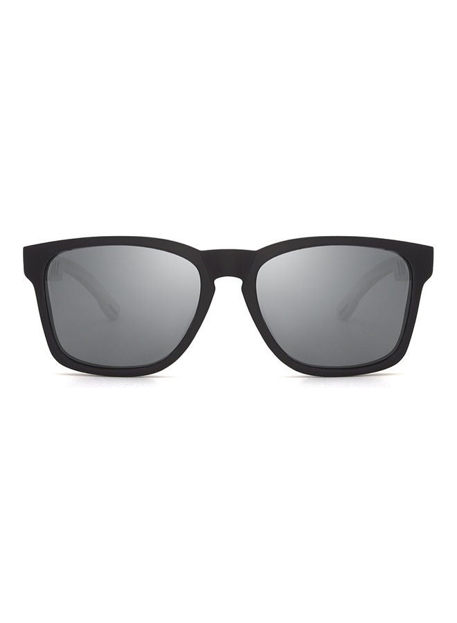 Radar Men's Square Plastic Frame And Wood Temple Sunglasses - Image 1