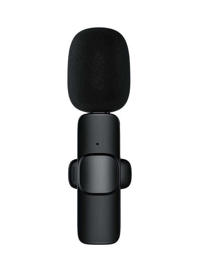 Generic M21 Wireless Lavalier Microphone Plug & Play Type-C Lapel Clip-on Mini Mic Black  - Image 4