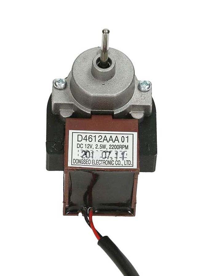 Daewoo Refrigerator Fan Motor Silver/Black  - Image 2
