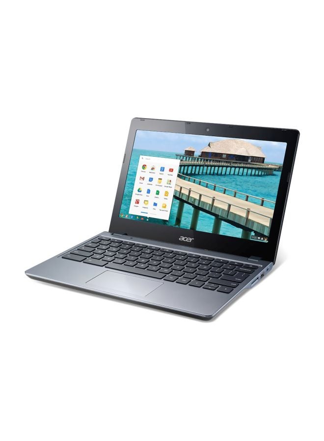 Intel - Refurbished - Chromebook C720 Laptop With 11.6-Inch Display,Celeron Processor/2GB RAM/16GB SSD/Intel HD Graphics English Granite Grey - Image 1