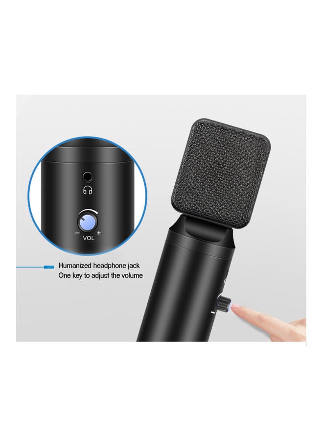 Arabest USB Condenser Cantilever Stand And Microphone Set Black  - Image 3