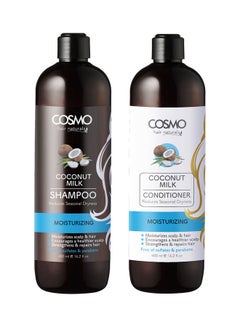 Set of Coconut Milk Moisturizing Shampoo & Conditioner 960ml