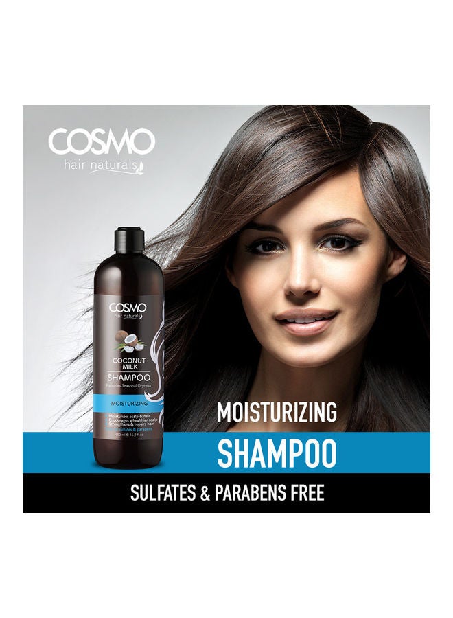 COSMO - Set of Coconut Milk Moisturizing Shampoo & Conditioner 960ml - Image 1