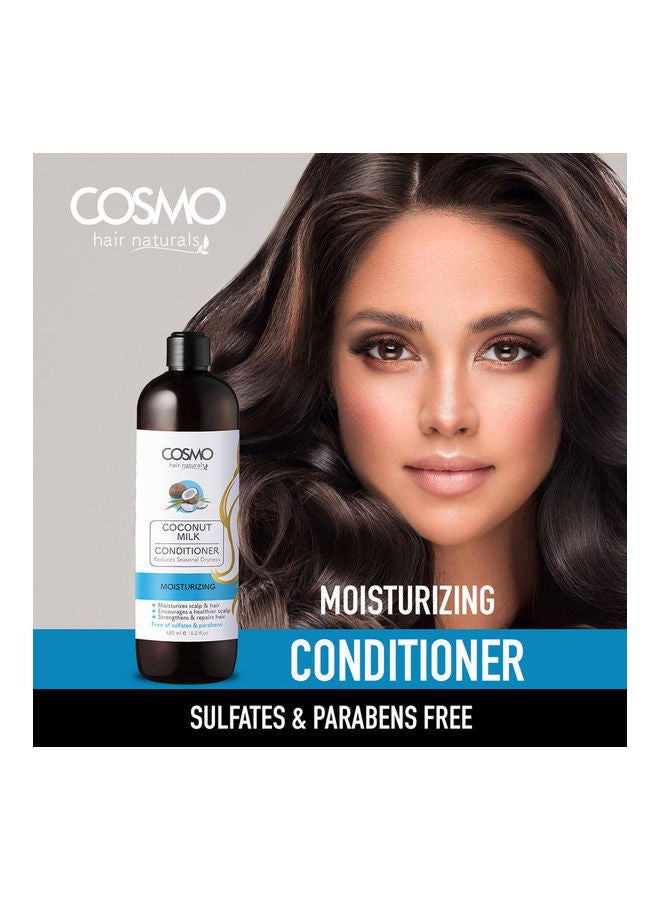 COSMO - Set of Coconut Milk Moisturizing Shampoo & Conditioner 960ml - Image 1