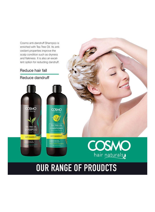 COSMO - Set of Anti Dandruff Tea Tree Oil Shampoo & Conditioner 960ml - Image 1