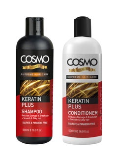 Set of Keratin Plus Shampoo & Conditioner 1000ml